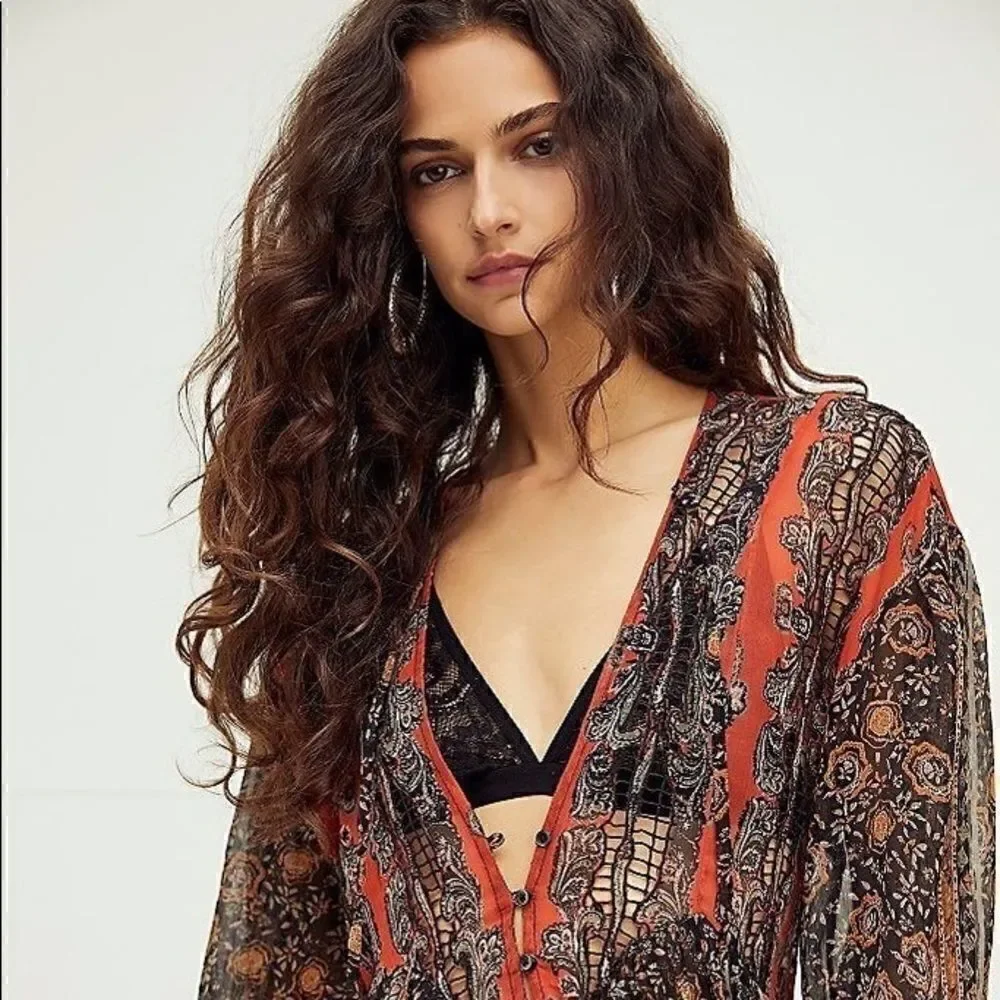 FREE PEOPLE FREE FLOWING MAXI TOP